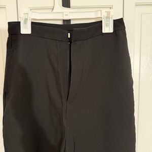 BNWOT RIVIR Small black slacks with front splits hi-rise